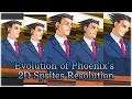 Ace Attorney - Evolution of Phoenix's 2D Sprites Resolution