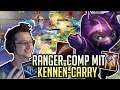 CARRY-KENNEN in RANGER-COMP  ⚡️💛 Teamfight Tactics #18 [TFT]
