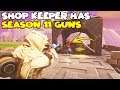 Shop Keeper Has Season 11 Guns! 😱 (Scammer Gets Scammed) Fortnite Save The World