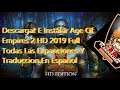Descargar E Instalar Age Of Empires 2 HD Pc 2019 Full Todas Las Expanciones Y Traduccion En Español