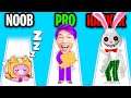 NOOB vs PRO vs HACKER In SLEEPY RUN!? (ALL LEVELS!)