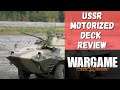 Wargame Red Dragon - First Multiplayer Game - USSR Motorized Deck Review - 1/2 [Stream highlight]