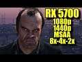 GTA 5 RX 5700 | 1080p & 1440p | FRAME-RATE TEST