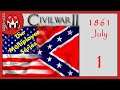 AGEOD's American Civil War 2 | CSA Multiplayer | July 1861 | 1