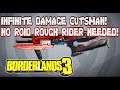 Did you know the Cutsman in Borderlands 3 can do infinite damage? No Roid Rough Rider glitch needed