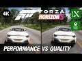 Forza Horizon 5 Series X Quality vs Performance Mode 4K Comparison