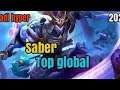saber top global - mobile legends