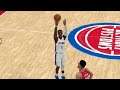 NBA 2K19 PS4 Detroit Pistons vs Philadelphie 76ers NBA Season 4th game  1st Half