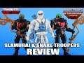 Slamurai & Snake Troopers Masters of the Universe Classics Figures Review
