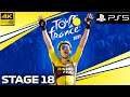 WINNING THE YELLOW JERSEY? | Tour de France 2021 (PS5 4K60) | Jumbo Visma Playthrough (Stage 18)