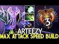 ARTEEZY [Faceless Void] Max Attack Speed Build Cancer Gameplay 7.24 Dota 2