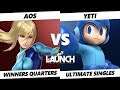 Launch 4 - AoS (ZSS) Vs. yeti (Mega Man) SSBU Winners Quarters