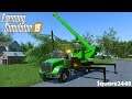 Putting NEW Crane To Work! | Tree Services | Roleplay | FS19