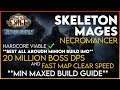 Skeleton Mages Min Maxed Build Guide - The Absolute Best All Around Minion Build