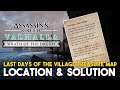 Assassin's Creed Valhalla Wrath Of The Druids DLC Last Days Of The Village Treasure Map Solution