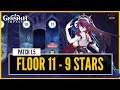 Genshin Impact - Patch 1.5 Spiral Abyss - Floor 11 - 9 Stars【F2P With No 5 Star Heroes Guide】