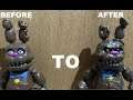 HOW TO MAKE A CUSTOM FNAF ACTION FIGURE TUTORIAL (Making Melted Chocolate Bonnie)