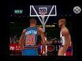 NBA in the Zone 2000 - PS1 - Houston Rockets vs New York Knicks Game 23