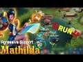 HOW TO PLAY AGRESSIVE SUPPORT MATHILDA | nctv | Mobile Legends | UNLI Support