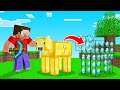 Minecraft BUT ANIMAL DROPS = RANDOM LOOT! (awesome)