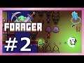 Slimes and Fishing! | Let's Play Forager | Part 2 | Cooldown Cave