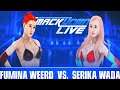 WWE 2K20 クリエイトレスラー対決 FUMINA WEERD VS SERIKA WADA