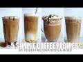 5 Simple Coffee Recipes || S'mores Latte, Iced Caramel Macchiato & more!