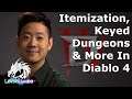 [Diablo 4] Discussing System Design Blog | Itemization, Keyed Dungeons, Endgame Progression