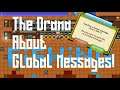 Drama about GLOBAL MESSAGES! || Pixel Worlds