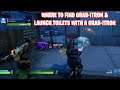 Fortnite - launch toilets with the grab-itron quest guide