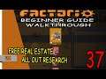 FREE REAL ESTATE ALL OUT RESEARCH (37) - FACTORIO BEGINNERGUIDE WALKTHROUGH BAHASAINDONESIA