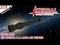 Kerbal #219 Blue Mun en órbita a la luna de Kerbin
