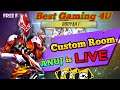 LIVE CUSTOM ROOM and TEAMCODE GIVEAWAY || Fastest LEVEL 77 player