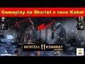 MK Mobile Atualização 2.3  Gameplay da Skarlet MK 11  e novo KABAL DRAGÃO NEGRO