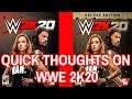 Quick thoughts on WWE 2K20