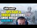 Snowrunner: All vehicle + upgrade locations in Amur Russia (season 4)