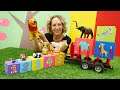Spielspaß mit Nicole - Welche Tiere leben im Dschungel? Spielzeugvideo für kleine Kinder