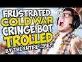 FRUSTRATED Call of Duty: Cold War CRINGE BOT TROLLED by the ENTIRE LOBBY!