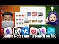 Gather Notes and Research on iOS - Keep It, Notion, Obsidian, DEVONthink To Go