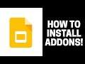 How to Install Addons in Google Slides