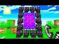 Minecraft, But You Can Craft Portals Out Of ANY BLOCK!
