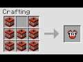 Minecraft UHC but you can craft armor out of any block..