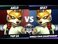 SWT Championship Top 24 - Aklo (Fox) Vs. SFAT (Fox) SSBM Melee Tournament