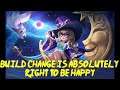 BUILD CHANGE IS ABSOLUTELY RIGHT TO BE HAPPY || GAME PLAY MOBILE LEGEND BANGBANG