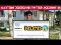 Maxtern Deleted His Twitter Account - RIP Maxtern Twitter Account Full Details