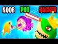 NOOB vs PRO vs HACKER In FISH.IO!? (ALL LEVELS!)
