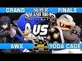 Smash Ultimate Tournament Grand Finals - 6WX (Sonic / Joker) vs Yoda Cage (Bowser Jr) - CNB 204