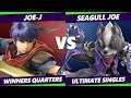 Smash Ultimate Tournament - Seagull Joe (Wolf)  Vs. Joe-J (Ike) - S@X 301 SSBU Winners Quarters