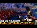 300 SPARTANS VS 25000 PERSIANS DI ATAS TEBING - ULTIMATE EPIC BATTLE SIMULATOR INDONESIA #3