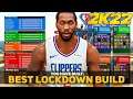 BEST LOCKDOWN DEFENDER META BUILD NBA 2K22 GUARD ALL 1-5 EASY